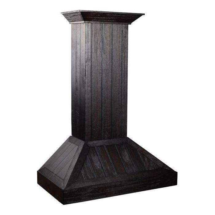 ZLINE 30 in.Wooden Wall Range Hood, Rustic Dark, KPDD-30