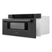 ZLINE 30 Inch 1.2 cu. ft. Built-In Microwave Drawer In Black Stainless Steel, MWD-30-BS