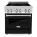 ZLINE 30 Inch 4.0 cu. ft. Induction Range with a 4 Element Stove and Electric Oven in Black Matte, RAIND-BLM-30