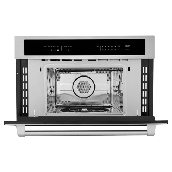 ZLINE Microwaves ZLINE 30-Inch Built-in 1.6 cu ft. Convection Microwave Oven in Stainless Steel with Speed and Sensor Cooking (MWO-30)