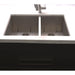 ZLINE Kitchen Sinks ZLINE 33 in. Chamonix Undermount Double Bowl DuraSnow Stainless Steel Kitchen Sink with Bottom Grid SR60D-33S