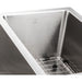 ZLINE 33 in. Cortina Undermount Double Bowl Stainless Steel Kitchen Sink with Bottom Grid SC70D-33