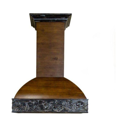 ZLINE 36" Designer Wooden Wall Mount Range Hood In Antigua and Walnut 393AR-36