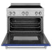 ZLINE 36 In. 4.6 cu. ft. Induction Range with a 4 Element Stove and Electric Oven in Blue Matte, RAINDS-BM-36