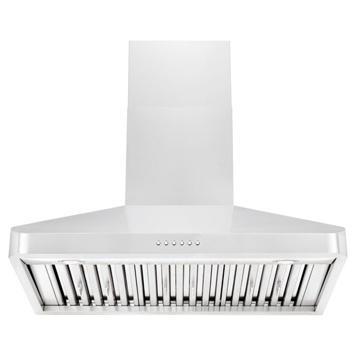 ZLINE 36 In. Alpine Series Ducted Wall Mount Range Hood In Stainless Steel ALP100WL-36