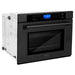 ZLINE 36 in. Black Stainless Steel Rangetop and 30 in. Single Wall Oven Kitchen Appliance Package 2KP-RTBAWS36