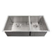 ZLINE 36 in. Chamonix Undermount Double Bowl Stainless Steel Kitchen Sink with Bottom Grid, SR60D-36