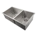 ZLINE 36 in. Chamonix Undermount Double Bowl Stainless Steel Kitchen Sink with Bottom Grid, SR60D-36