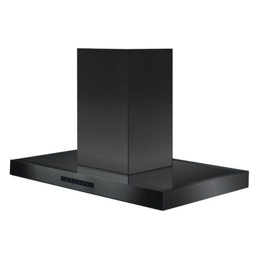 ZLINE 36 In. Convertible Island Mount Range Hood In Black Stainless Steel BSKE2iN-36