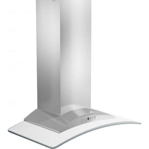 ZLINE 36 in. Convertible Vent Wall Mount Range Hood in Stainless Steel & Glass, KN-36