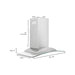 ZLINE 36 in. Convertible Vent Wall Mount Range Hood in Stainless Steel & Glass, KN-36