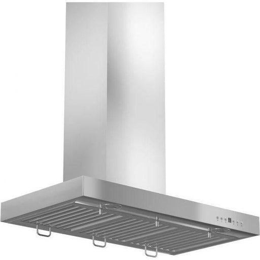 ZLINE 36 in. Convertible Vent Wall Mount Range Hood in Stainless Steel with Crown Molding, KECRN-36