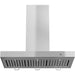 ZLINE 36 in. Convertible Vent Wall Mount Range Hood in Stainless Steel with Crown Molding, KECRN-36