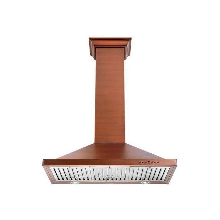 ZLINE 36 in. Copper Wall Range Hood 8KBC-36