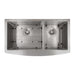 ZLINE 36 in. Courchevel Farmhouse Apron Mount Double Bowl Stainless Steel Kitchen Sink with Bottom Grid, SA60D-36