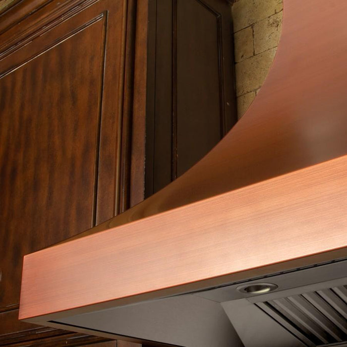 ZLINE 36 in. Designer Series Copper Finish Wall Range Hood 8632C-36