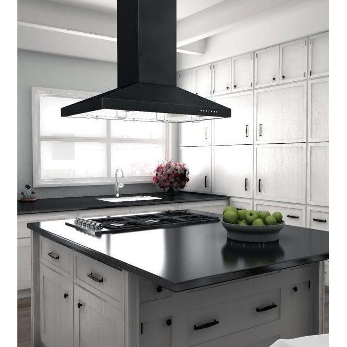 ZLINE 36 in. Designer Series Oil-Rubbed Bronze Island Range Hood 8KL3iB-36