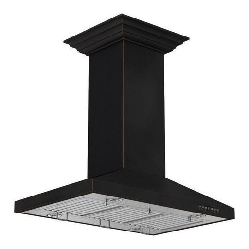 ZLINE 36 in. Designer Series Oil-Rubbed Bronze Island Range Hood 8KL3iB-36