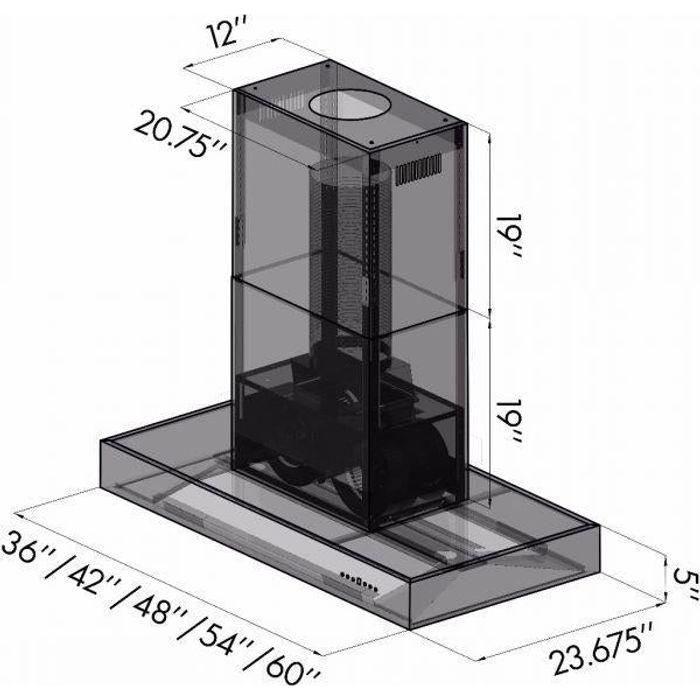 ZLINE 36 In. Ducted Outdoor Island Mount Range Hood In Stainless Steel KECOMi-304-36