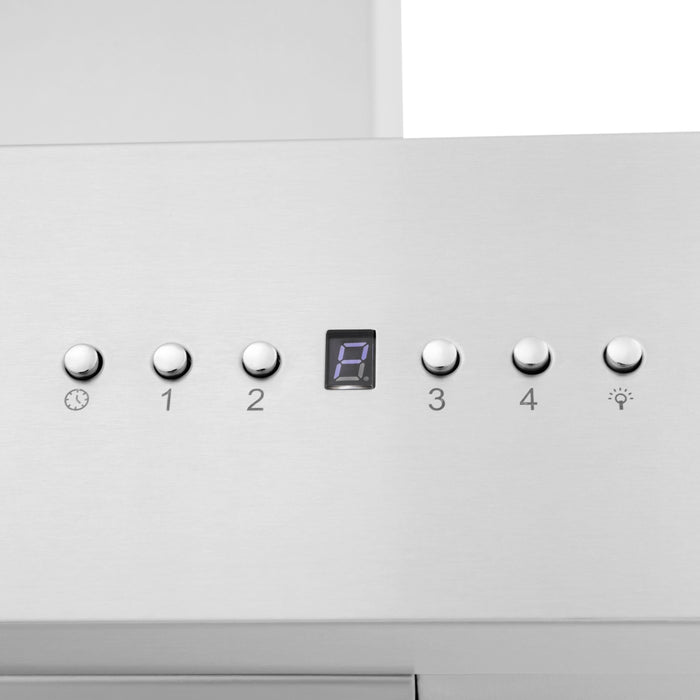 ZLINE 36 In. Ducted Professional Wall Mount Range Hood in Stainless Steel KECOM-36