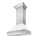 ZLINE 36 in. DuraSnow Finish Range Hood with White Matte Shell 8654WM-36