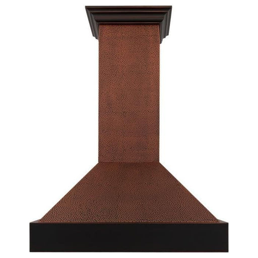 ZLINE 36 in. Hand-Hammered Copper Finish Wall Range Hood 655-HBXXX-36