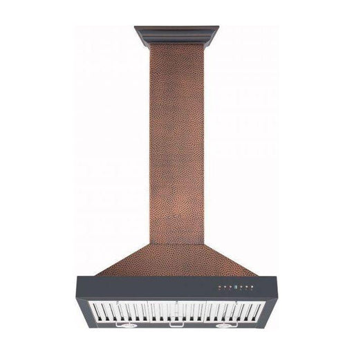 ZLINE 36 in. Hand-Hammered Copper Wall Range Hood KB2-HBXXX-36