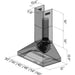 ZLINE 36 in. Professional Convertible Vent Wall Mount Range Hood in Stainless Steel 597-36