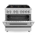 ZLINE 36 in. Professional Dual Fuel Range with Gas Burner and Electric Oven