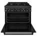 ZLINE 36 in. Professional Dual Fuel Range with Gas Burner and Electric Oven