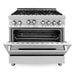 ZLINE 36 in. Professional Dual Fuel Range with Gas Burner and Gas Oven