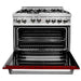 ZLINE 36 in. Professional Dual Fuel Range with Gas Burner and Gas Oven