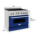 ZLINE 36 in. Professional Dual Fuel Range with Gas Burner and Gas Oven