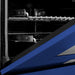 ZLINE Ranges ZLINE 36 in. Professional Gas Range In DuraSnow Stainless Steel with Blue Matte Door RGS-BM-36
