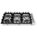 ZLINE 36 in. Stainless Steel Dropin Cooktop with 6 Gas Burners, RC36