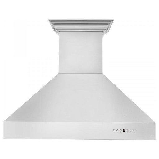 ZLINE 36 in. Stainless Steel Wall Range Hood with Built-in CrownSound Bluetooth Speakers 697CRN-BT-36