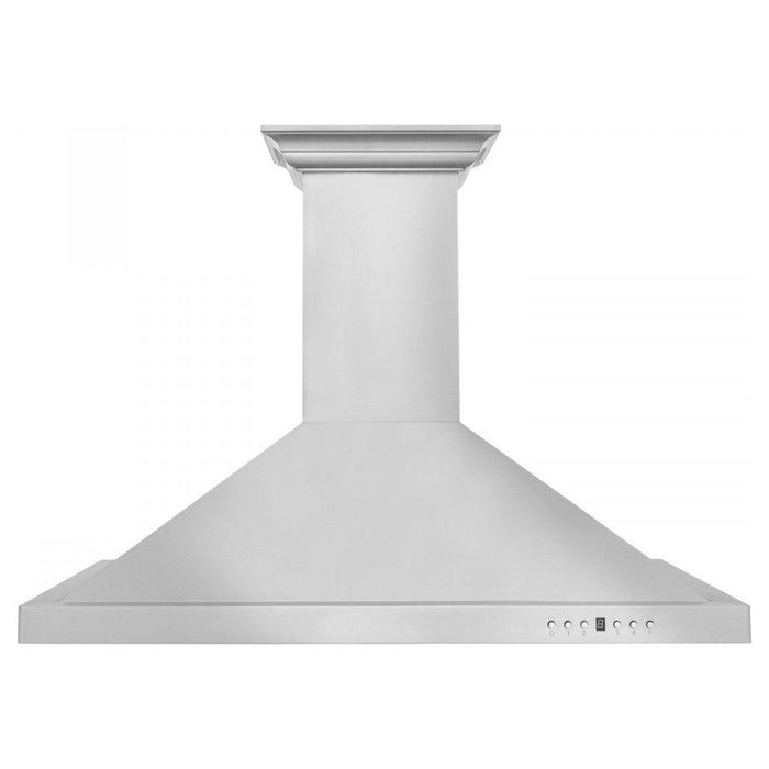 ZLINE 36 in. Stainless Steel Wall Range Hood with Built-in CrownSound Bluetooth Speakers KL2CRN-BT-36