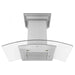 ZLINE 36 in. Stainless Steel Wall Range Hood with Built-in CrownSound Bluetooth Speakers KZCRN-BT-36