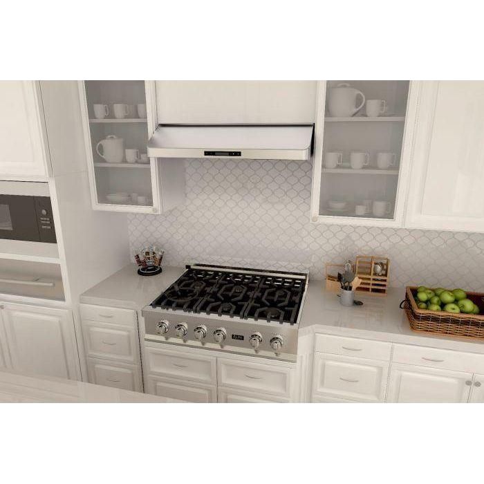 ZLINE 36 in. Under Cabinet Stainless Steel Range Hood 619-36