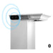 ZLINE 36 in. Wall Mount Range Hood In Stainless Steel with Built-in CrownSound Bluetooth Speakers KF1CRN-BT-36