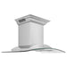 ZLINE 36 in. Wall Mount Range Hood In Stainless Steel with Built-in CrownSound Bluetooth Speakers KNCRN-BT-36