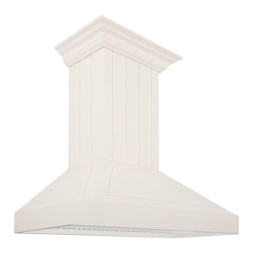 ZLINE 36 in. Wooden Wall Mount Range Hood in White KPTT-36