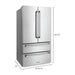 ZLINE 36-Inch 22.5 Cu. Ft. Stainless Steel Refrigerator with Freestanding French Doors & Ice Maker RFM-36