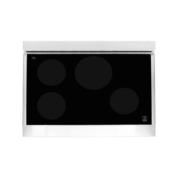 ZLINE 36 Inch 4.6 cu. ft. Induction Range with a 4 Element Stove and Electric Oven in Black Matte, RAIND-BLM-36