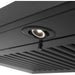 ZLINE 36-Inch Convertible Vent Wall Mount Range Hood in Black Stainless Steel with Crown Molding (BSKBNCRN-36)