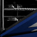 ZLINE Ranges ZLINE 36 inch Professional Gas Range In Stainless Steel with Blue Gloss Door RG-BG-36