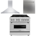 ZLINE 36 Range, 36 Range Hood and Dishwasher Appliance Package