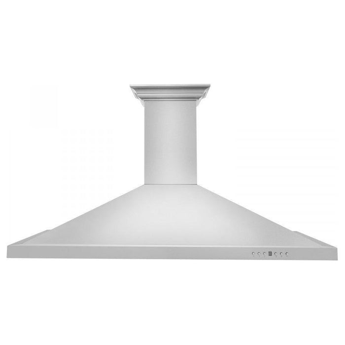 ZLINE 42 in. Stainless Steel Wall Range Hood with Built-in CrownSound Bluetooth Speakers KBCRN-BT-42