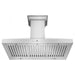 ZLINE 42 in. Stainless Steel Wall Range Hood with Built-in CrownSound Bluetooth Speakers KL3CRN-BT-42