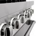ZLINE Ranges ZLINE 48" 6.0 cu. ft. Gas Burner, Electric Oven with Griddle and White Matte Door in DuraSnow® Stainless Steel, RAS-WM-GR-48